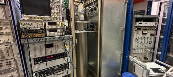 Criostato a diluizione con sistema misura SQUID